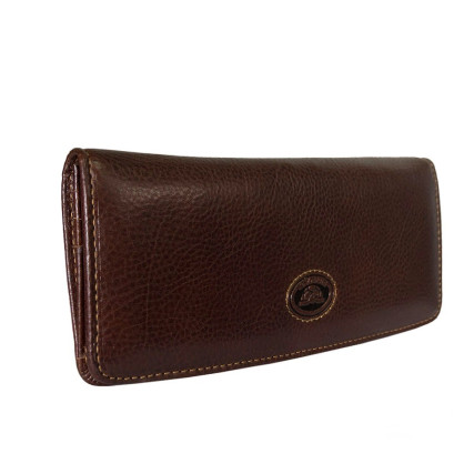 Женский кожаный кошелек TONY PEROTTI коричневый Italico 2701Z moro – Фото 7