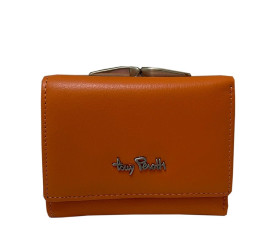 Женский кожаный кошелек TONY PEROTTI оранжевый Contatto 1527D arancio