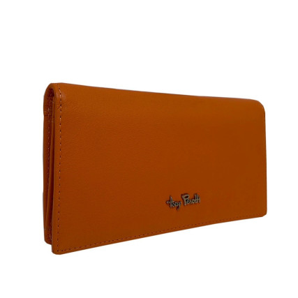 Женский кожаный кошелек TONY PEROTTI оранжевый Contatto 2770+RFID arancio – Фото 6