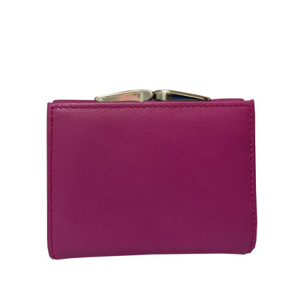 Женский кожаный кошелек TONY PEROTTI розовый Contatto 1527D dalia – Фото 5