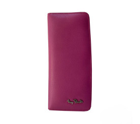 Женский кожаный кошелек TONY PEROTTI розовый Contatto 2701Z+RFID dalia