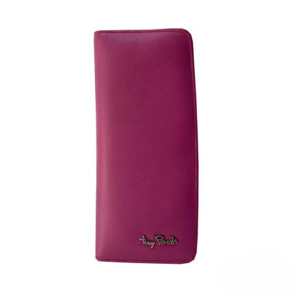 Женский кожаный кошелек TONY PEROTTI розовый Contatto 2701Z+RFID dalia – Фото 1