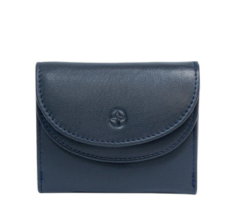 Женский кожаный кошелек TONY PEROTTI синий Cortina 5055 navy