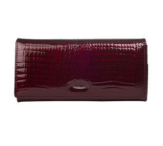 Женский кожаный кошелек на магните Mike Browen бордовый MB1146bordo