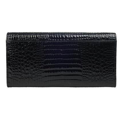 Женский кожаный кошелек на магните Mike Browen черный MB1068black – Фото 2