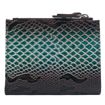 Женский маленький кожаный кошелек Desisan 960-317 зеленый