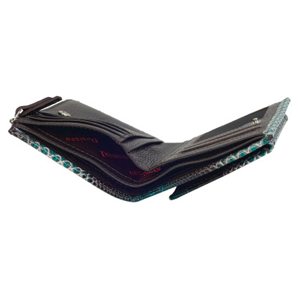 Женский маленький кожаный кошелек Desisan 960-317 зеленый