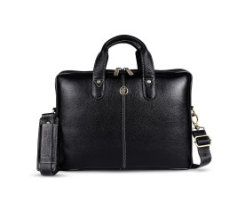 Кожаная сумка Hammonds Flycatcher черная LB105 BLK