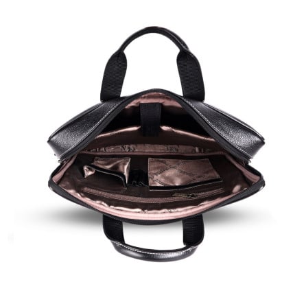 Кожаная сумка Hammonds Flycatcher черная LB105 BLK – Фото 4