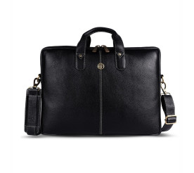 Кожаная сумка Hammonds Flycatcher черная LB106 BLK