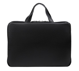 Кожаная сумка Karya черная 0873-45