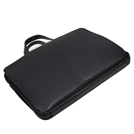 Кожаная сумка Karya черная 0873-45 – Фото 5