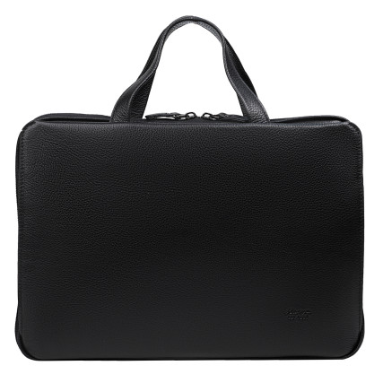 Кожаная сумка Karya черная 0873-45 – Фото 1