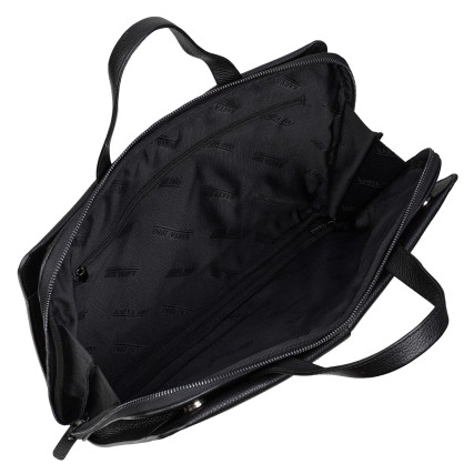 Кожаная сумка Karya черная 0873-45 – Фото 6