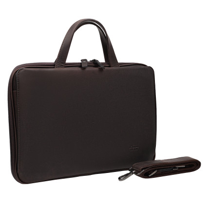 Кожаная сумка Karya коричневая 0873-31 – Фото 2