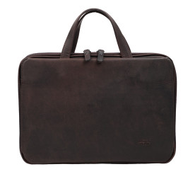 Кожаная сумка Karya коричневая 0873-31