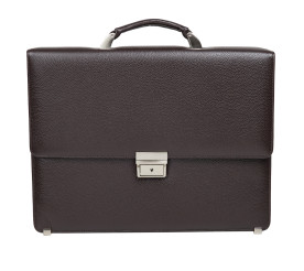 Кожаный классический портфель Canpellini коричневый 3021-14