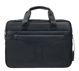 Кожаный мужской портфель Buffalo Bags черный M5014A