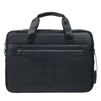 Кожаный мужской портфель Buffalo Bags черный M5014A – Фото 1
