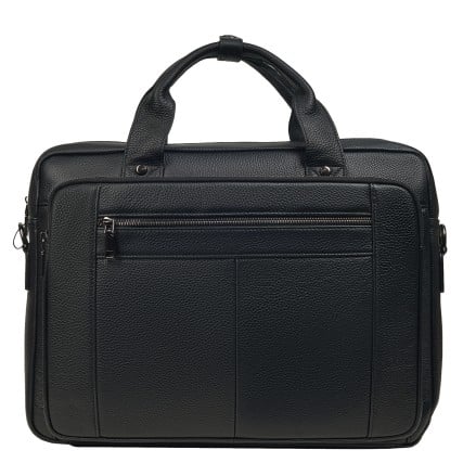 Кожаный мужской портфель Buffalo Bags черный M5079A – Фото 1
