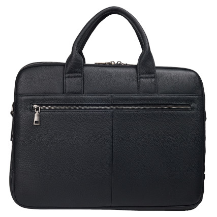 Кожаный мужской портфель Buffalo Bags черный M5082A – Фото 3