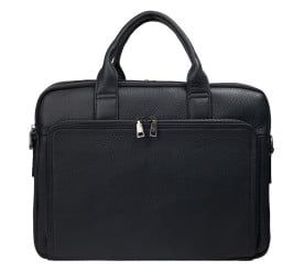 Кожаный мужской портфель Buffalo Bags черный M5082A