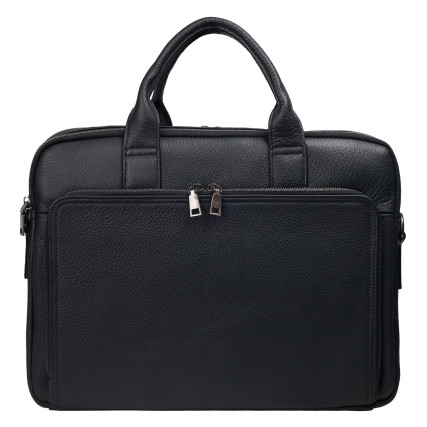 Кожаный мужской портфель Buffalo Bags черный M5082A – Фото 1