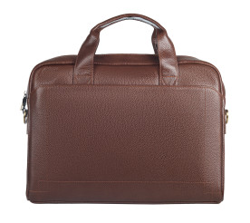 Кожаный мужской портфель Buffalo Bags коричневый M5006C-1