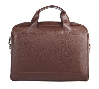 Кожаный мужской портфель Buffalo Bags коричневый M5006C-1