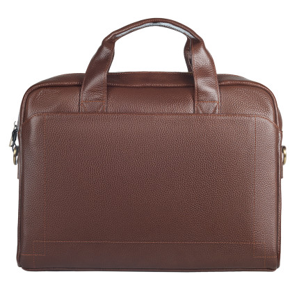 Кожаный мужской портфель Buffalo Bags коричневый M5006C-1 – Фото 1