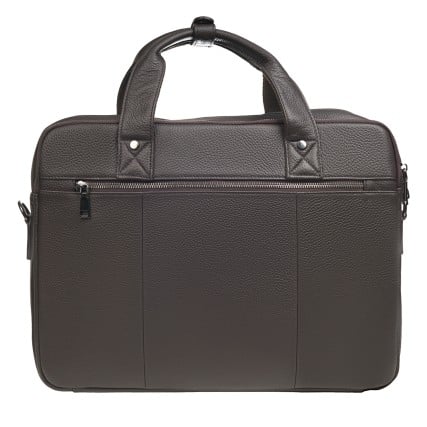 Кожаный мужской портфель Buffalo Bags коричневый M5079C – Фото 3
