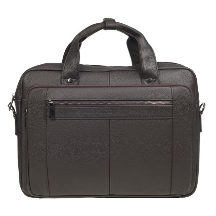Кожаный мужской портфель Buffalo Bags коричневый M5079C – Фото 1