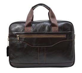 Кожаный мужской портфель Buffalo Bags коричневый M8824C-1