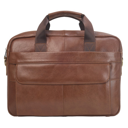 Кожаный портфель Buffalo Bags светло-коричневый M1115C-1 – Фото 1