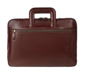 Кожаный портфель Karya коричневый 0314-614