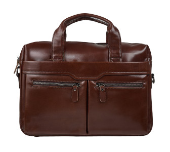 Мужская кожаная сумка Buffalo Bags светло-коричневая 7122C-3