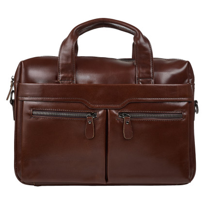 Мужская кожаная сумка Buffalo Bags светло-коричневая 7122C-3