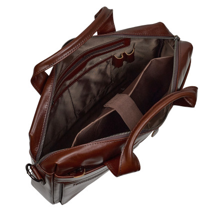 Мужская кожаная сумка Buffalo Bags светло-коричневая 7122C-3