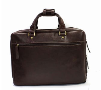 Мужской кожаный портфель Katana (Франция) коричневый K36123-2 – Фото 2
