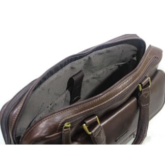 Мужской кожаный портфель Katana (Франция) коричневый K36123-2 – Фото 5