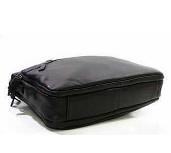 Мужской кожаный портфель Katana (Франция) коричневый K89615-2 – Фото 3
