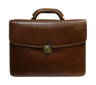 Мужской кожаный портфель TONY PEROTTI светло-коричневый Italico 8008/40 cognac