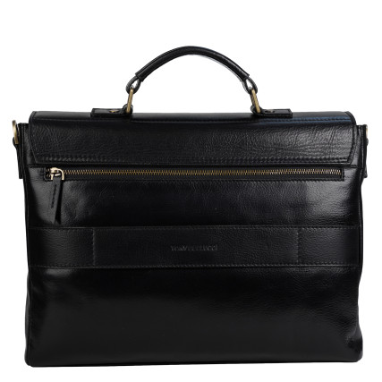 Мужской кожаный портфель Tony Bellucci черный 5261-101