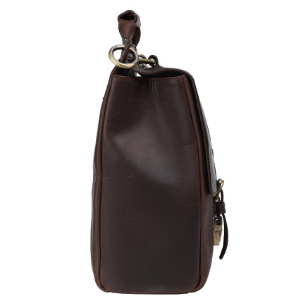 Мужской кожаный портфель Tony Bellucci коричневый 5084-04