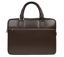 Мужской кожаный портфель Virginia Conti коричневый VCm01184choco