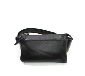 Мужская кожаная сумка на пояс Katana черная K81680-1