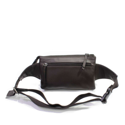 Мужская кожаная сумка на пояс Katana коричневая K81680-2 – Фото 2