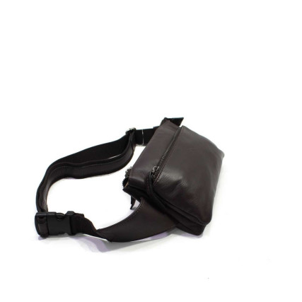 Мужская кожаная сумка на пояс Katana коричневая K81680-2 – Фото 3