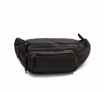 Мужская кожаная сумка на пояс Katana коричневая k81681-2