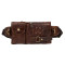 Мужская поясная кожаная сумка Buffalo Bags коричневая M9080C